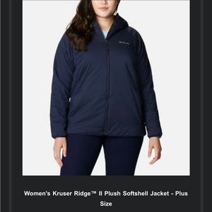 Columbia - Dark Blue Kruser Ridge Softshell Jacket (3X)